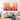 Abstract Pink n Orange Flowers Textured Partial Oil Painting - WallArtt