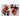 Abstract Red n Black 2 Piece Textured Partial Oil Painting - WallArtt