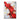 Abstract Red Textured Partial Oil Painting - WallArtt