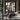 Black Bars Textured Partial Oil Painting - WallArtt