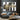 Black Bars Textured Partial Oil Painting - WallArtt