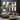 Black Bars Textured Partial Oil Painting - WallArtt