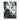 Black n Navy Textured Partial Oil Painting - WallArtt