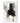 Black on White Abstract Textured Partial Oil Painting - Wall Art - WallArtt