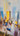 Blue Boats Textured Partial Oil Painting - WallArtt