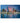 Blue City Lights Textured Partial Oil Painting - WallArtt