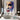 Blue Eyes Red Lips Textured Partial Oil Painting - WallArtt
