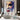 Blue Eyes Red Lips Textured Partial Oil Painting - WallArtt