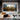Blue Gold Buildings 3D Heavy Textured Partial Oil Painting - WallArtt
