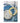 Blue Gold Circles Textured Partial Oil Painting - WallArtt