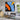 Blue Orange 3D Heavy Textured Partial Oil Painting - WallArtt
