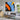 Blue Orange 3D Heavy Textured Partial Oil Painting - WallArtt