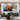 Blue Orange Abstract 3d Heavy Textured Partial Oil Painting - WallArtt