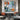 Blue & Orange Abstract Textured Partial Oil Painting - WallArtt