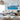 Blue Sea View Abstract Textured Partial Oil Painting - WallArtt
