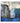 Blue Shades with Gold Foil Textured Partial Oil Painting - WallArtt