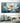 Blue White Flower 3d Heavy Textured Partial Oil Painting - WallArtt