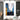 Blue with Gold Foil II Textured Partial Oil Painting - WallArtt