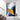 Blue with Gold Foil Textured Partial Oil Painting - WallArtt