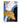 Blue with Gold Foil Textured Partial Oil Painting - WallArtt