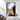 Blue with Gold Foil Textured Partial Oil Painting - WallArtt