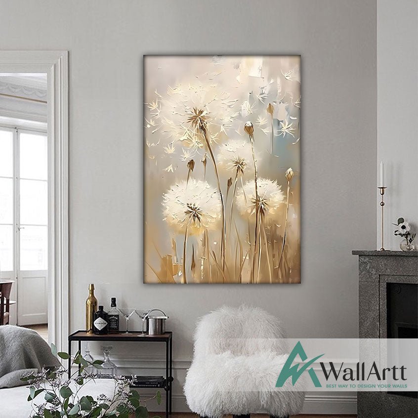 Oil Paint Spring Breath of Spring Textured Partial Oil Painting - WallArtt
