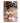 Burgundy White Abstract Textured Partial Oil Painting - WallArtt