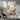 Cream White Flowers with Gold 3d Heavy Textured Partial Oil Painting - WallArtt