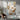 Cream White Flowers with Gold 3d Heavy Textured Partial Oil Painting - WallArtt