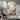 Cream White Flowers with Gold 3d Heavy Textured Partial Oil Painting - WallArtt