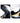 Gold Black n White 2 Piece Textured Partial Oil Painting - WallArtt