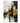 Gold Black Skyscrapers Textured Partial Oil Painting - Wall Art - WallArtt