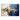 Gold Blue Abstract 3d Heavy Textured Partial Oil Painting - WallArtt