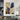Gold in Navy Textured Partial Oil Painting - WallArtt