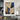 Gold in Navy Textured Partial Oil Painting - WallArtt