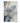 Light Blue Flower Textured Partial Oil Painting - WallArtt