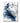 Navy Circle of Silver Textured Partial Oil Painting - WallArtt