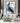 Navy Circle of Silver Textured Partial Oil Painting - WallArtt