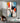 Orange Blue Abstract III Textured Partial Oil Painting - WallArtt
