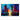 Orange Blue Skyscrapers Textured Partial Oil Painting - WallArtt