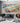 Orange Blue Stripes Textured Partial Oil Painting - WallArtt