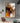 Orange Brown Abstract III Textured Partial Oil Painting - Wall Art - WallArtt