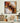 Orange Brown Abstract Textured Partial Oil Painting - WallArtt