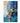 Orange Touches on Blue Textured Partial Oil Painting - WallArtt