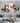 Orange White Abstract 3D Heavy Textured Partial oil Painting - WallArtt