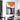 Orange with Black n White 3d Heavy Textured Partial Oil Painting - WallArtt
