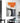 Orange with Black n White 3d Heavy Textured Partial Oil Painting - WallArtt