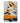 Orange Woman 3D Heavy Textured Partial Oil Painting - WallArtt