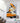 Orange Woman 3D Heavy Textured Partial Oil Painting - WallArtt