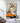 Orange Woman 3D Heavy Textured Partial Oil Painting - WallArtt